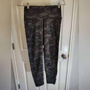 SOLD-Black & Grey Camouflage Leggings